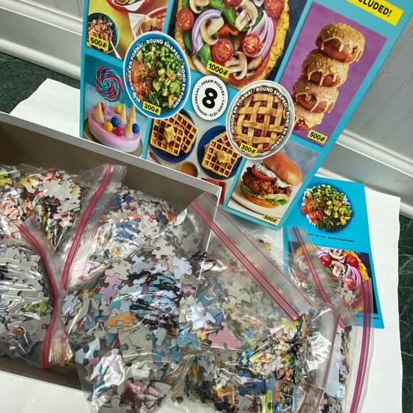 Tasty Puzzle 8 Puzzles in one Ceaco puzzles jigsaw Food puzzles 8 puzzles - Picture 7 of 7